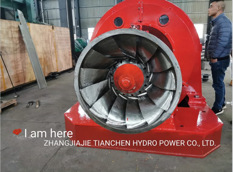 TC HYDRO Zhangjiajie factory — turbine assembly line