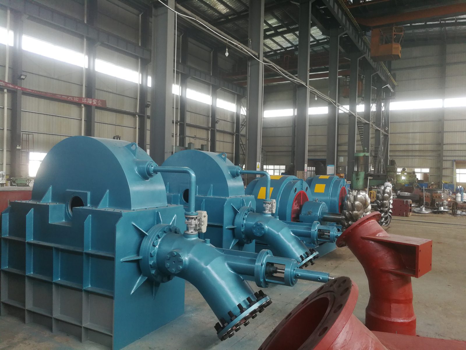 Francis turbine units manufactured for Madagascar 1.2MW hydropower plant